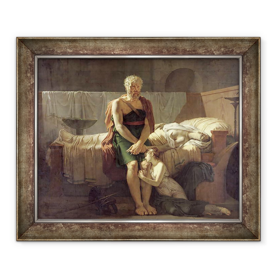 Tablou inramat - Baron Pierre-Narcisse Guerin - intoarcerea lui Marcus Sextus, 90 x 110 cm