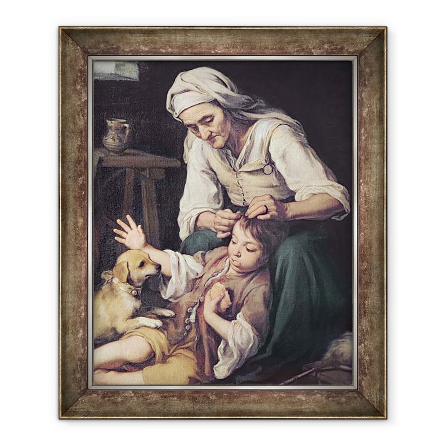 Tablou inramat - Bartolome Esteban Murillo - La Toilette Domesque, 50 x 60 cm