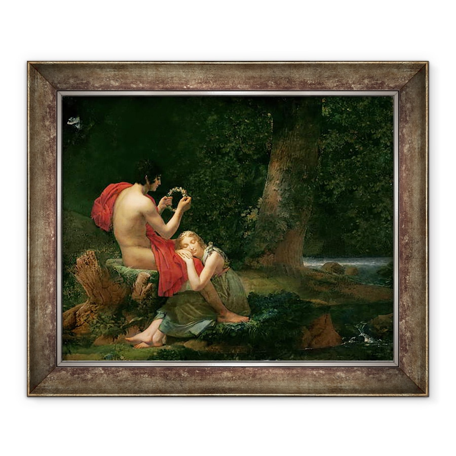 Tablou inramat - Baron Gerard, Francois Pascal Simon - Daphnis si Chloe, 90 x 110 cm