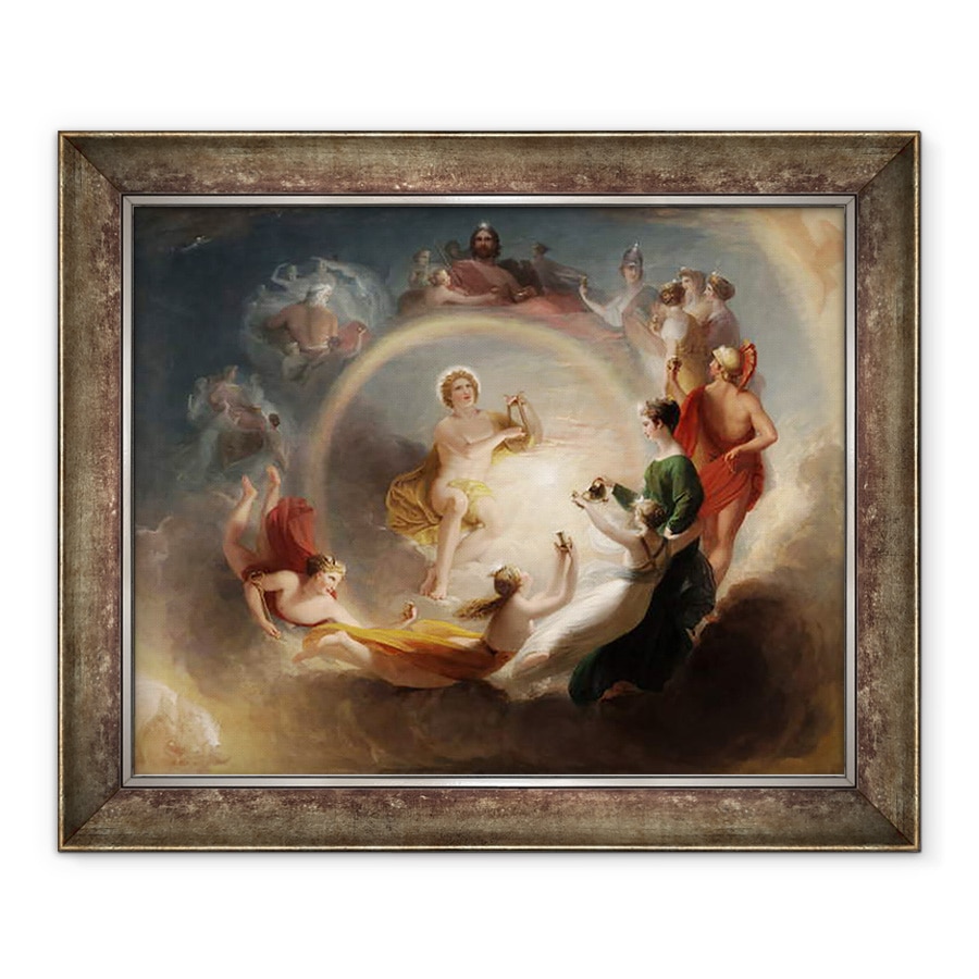 Tablou inramat - Benjamin West - Vrajirea lui Apollo, 90 x 110 cm