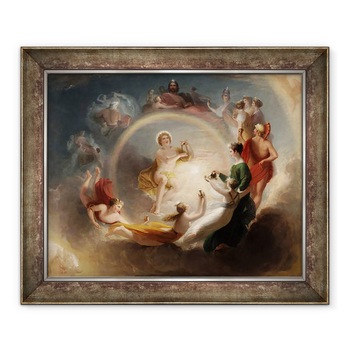 Tablou inramat - Benjamin West - Vrajirea lui Apollo, 90 x 110 cm Tablou inramat - Benjamin West - Vrajirea lui Apollo, 90 x 110 cm