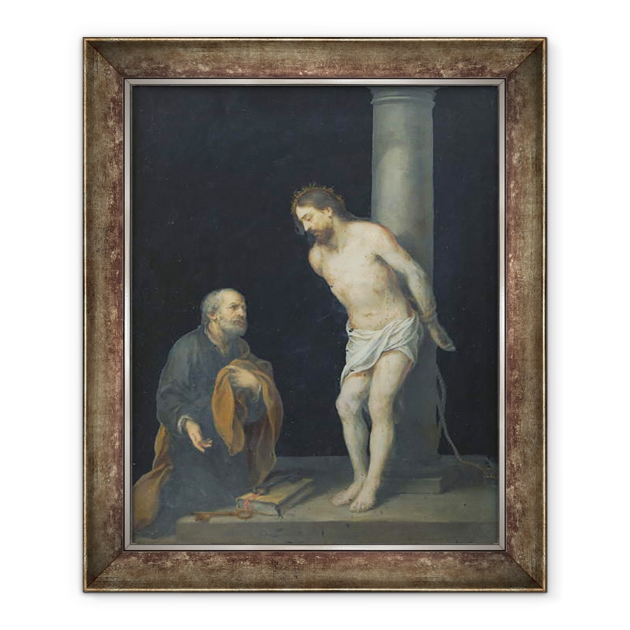 Tablou inramat - Bartolome Esteban Murillo - Hristos la Coloana, 90 x 110 cm