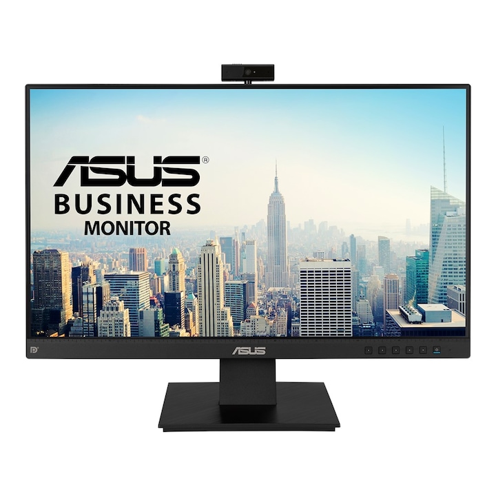 Monitor Business LED IPS ASUS 23.8", Full HD, Frameless, FullHD Webcam, Mic Array, Flicker free, Low Blue Light, HDMI, BE24EQK