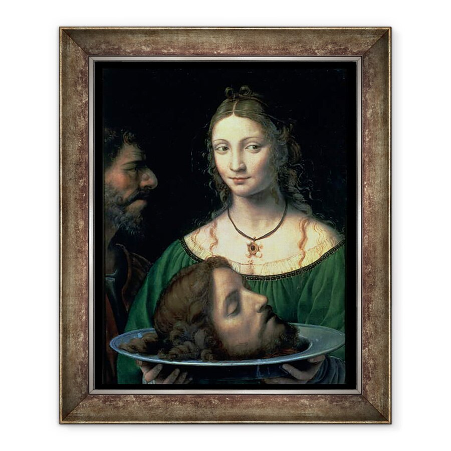 Tablou inramat - Bernardino Luini - Salome cu capul lui Ioan Botezatorul, 90 x 110 cm