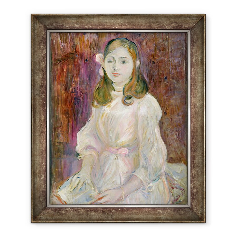 Tablou inramat - Berthe Morisot - Portret De Julie Manet 1878-1966 Detinand o Carte, 70 x 85 cm