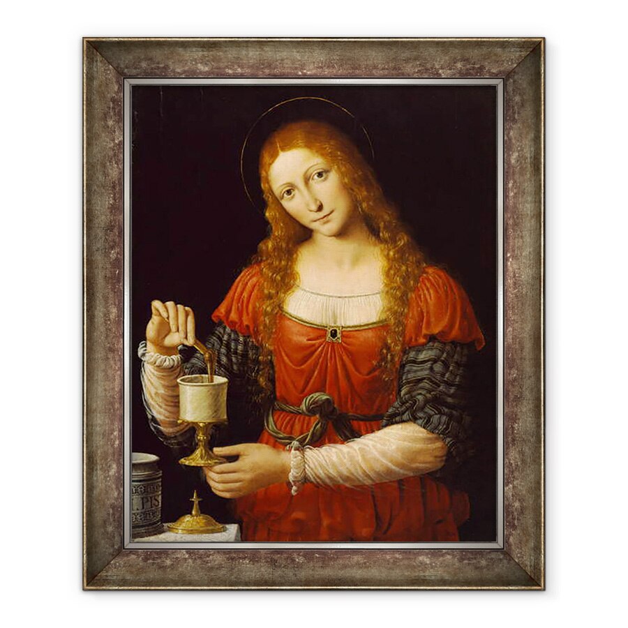 Tablou inramat - Bernardino Luini - Sfanta Maria Magdalena, 90 x 110 cm