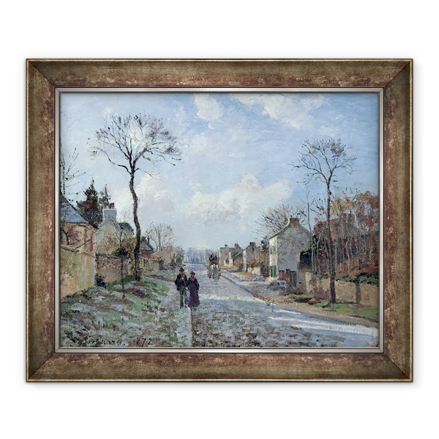Tablou inramat - Camille Pissarro - Drumul spre Louveciennes, 90 x 110 cm