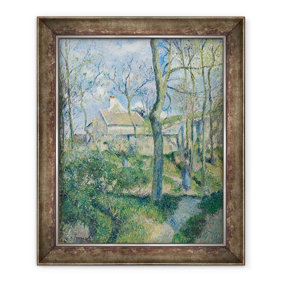 Tablou inramat - Camille Pissarro - Calea spre Les Pouilleux, Pontoise, 90 x 110 cm