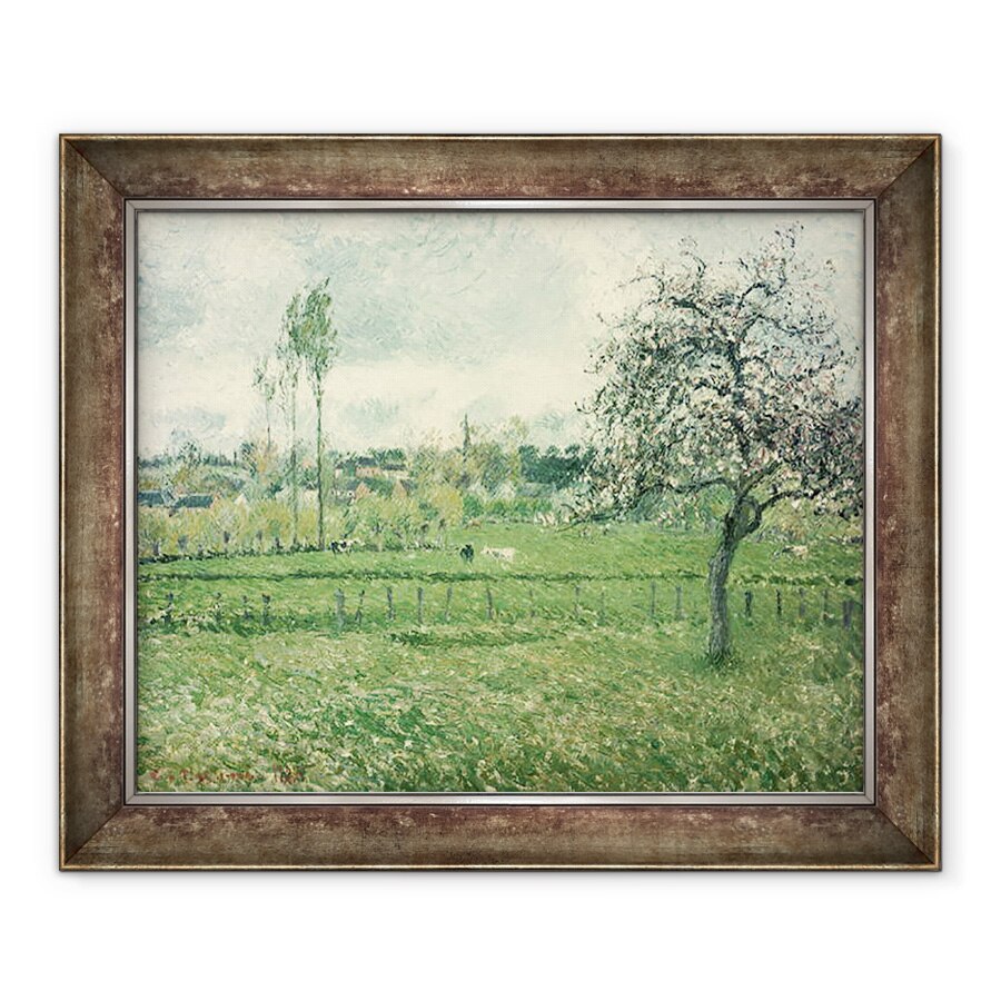Tablou inramat - Camille Pissarro - Lunca la Eragny, 90 x 110 cm