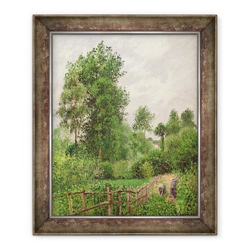 Tablou inramat - Camille Pissarro - Paysage, temps gris un Eragny, 90 x 110 cm Tablou inramat - Camille Pissarro - Paysage, temps gris un Eragny, 90 x 110 cm