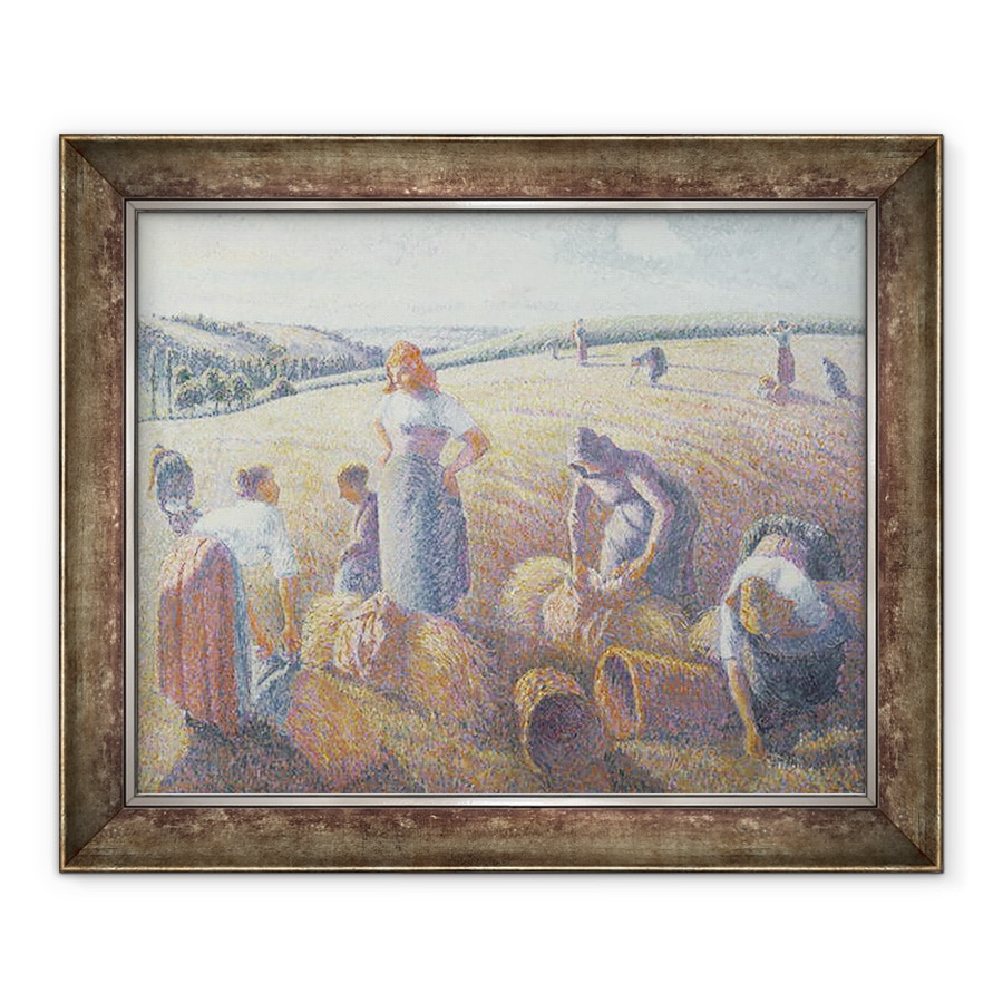 Tablou inramat - Camille Pissarro - Gleaners, 90 x 110 cm
