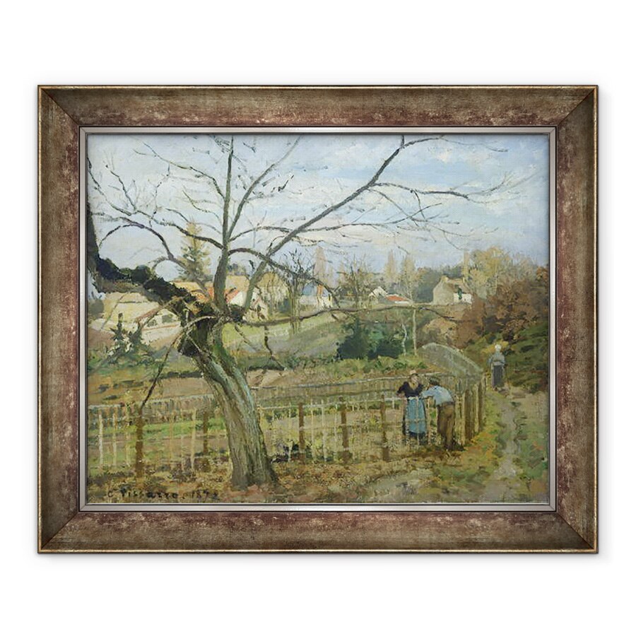 Tablou inramat - Camille Pissarro - Gardul, 90 x 110 cm