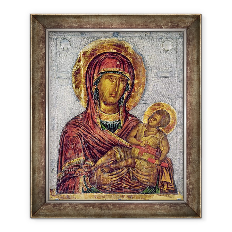 Tablou inramat - Byzantine - Virgin si Copil, 90 x 110 cm