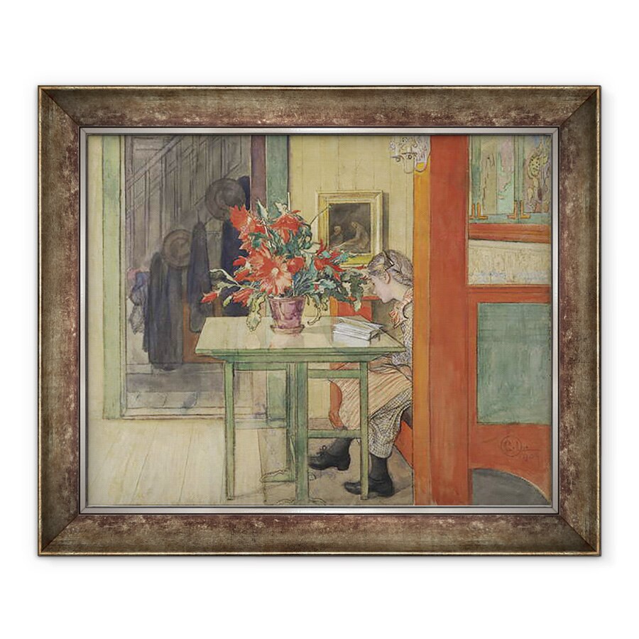 Tablou inramat - Carl Larsson - Lisbeth Citire, 50 x 60 cm