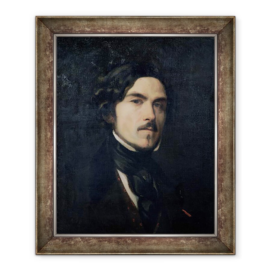 Tablou inramat - Charles Emile Callande de Champmartin - Eugene Delacroix 1798-1863 1840, 50 x 60 cm