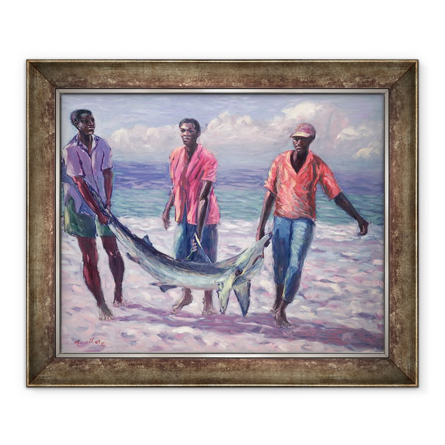 Tablou inramat - Carlton Murrell - Marea captura, 90 x 110 cm
