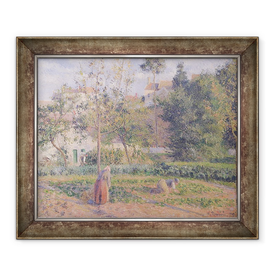 Tablou inramat - Camille Pissarro - Gradina de legume la Hermitage, Pontoise, 90 x 110 cm