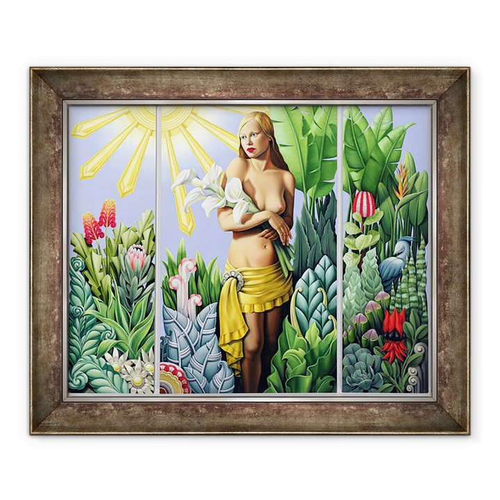 Tablou inramat - Catherine Abel - Eden triptic, 90 x 110 cm