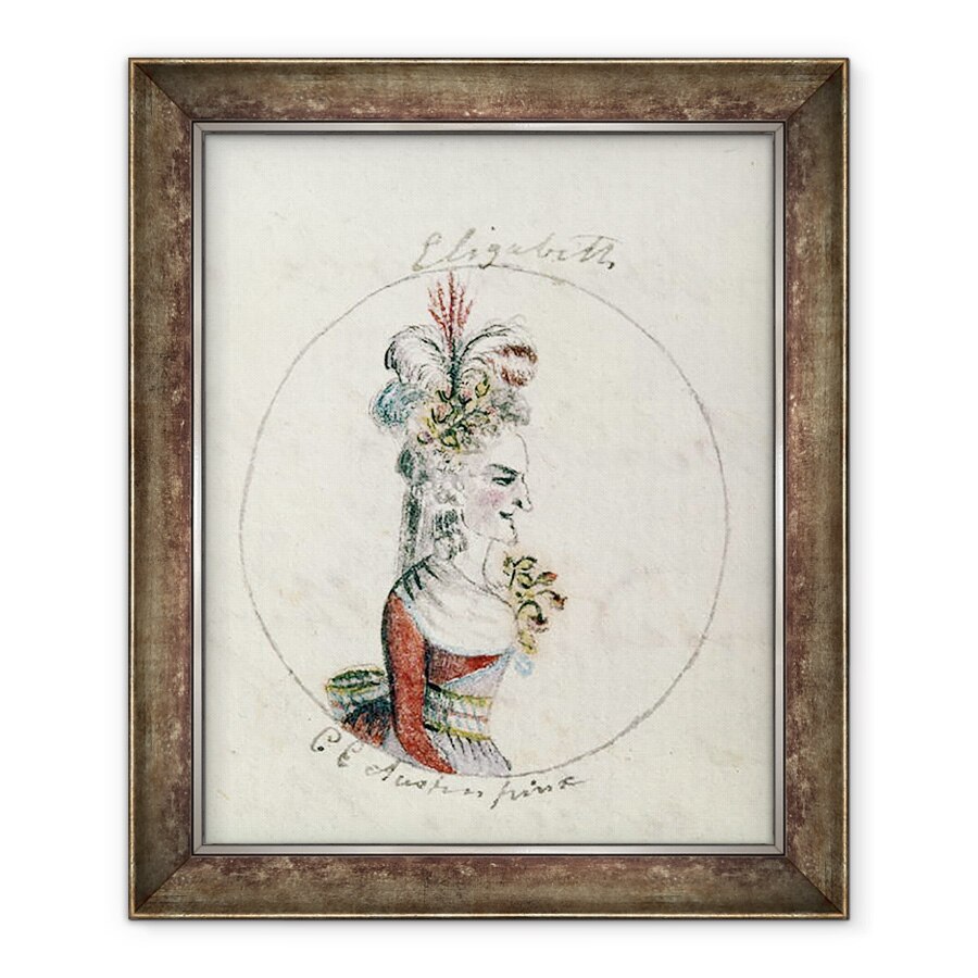 Tablou inramat - Cassandra Austen - Queen Elizabeth I, 90 x 110 cm
