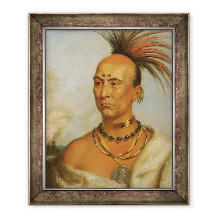 Tablou inramat - Charles Bird King - Makataimeshekiakiak Black Hawk c.1853, 50 x 60 cm