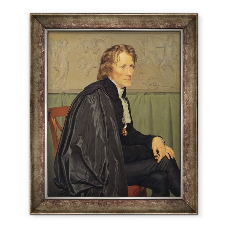 Tablou inramat - Christoffer-Wilhelm Eckersberg - Bertel Thorvaldsen 1770-1844, 50 x 60 cm