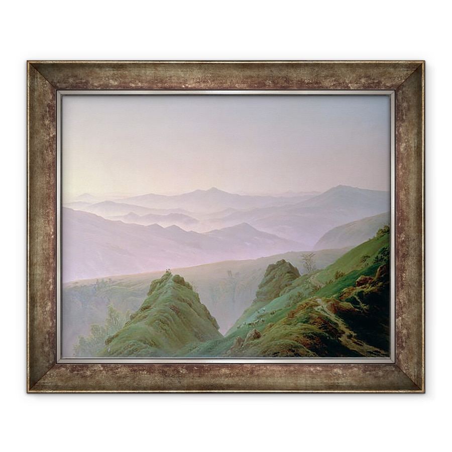 Tablou inramat - Caspar David Friedrich - Dimineata in munti, 90 x 110 cm