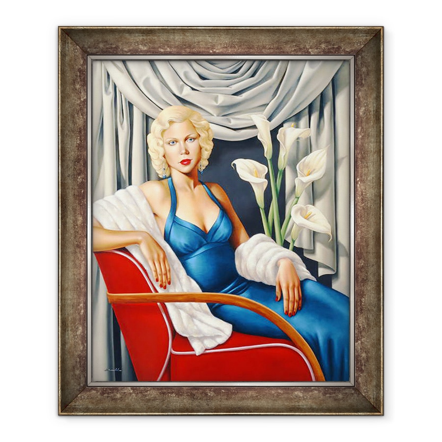 Tablou inramat - Catherine Abel - Omagiu adus lui Harlow, 90 x 110 cm