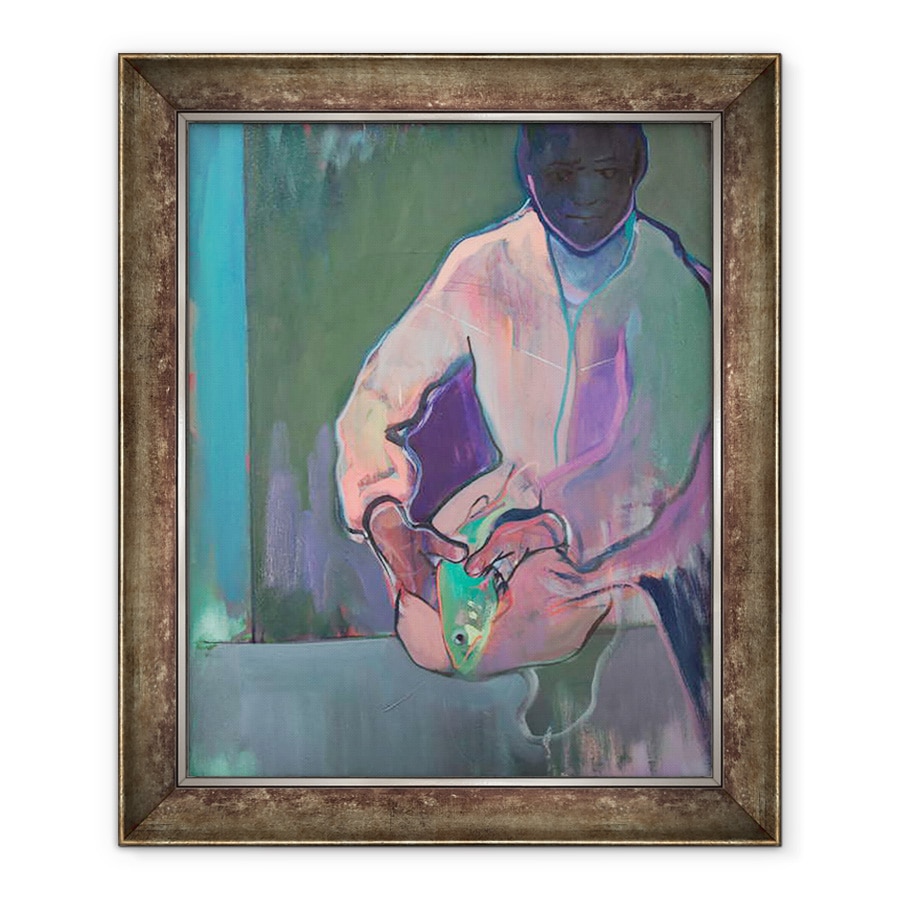 Tablou inramat - Charlotte Evans - peste alunecos, 90 x 110 cm