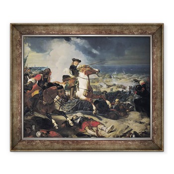 Tablou inramat - Charles-Philippe Lariviere - Batalia de la Dune, 14 iunie 1658, 90 x 110 cm Tablou inramat - Charles-Philippe Lariviere - Batalia de la Dune, 14 iunie 1658, 90 x 110 cm