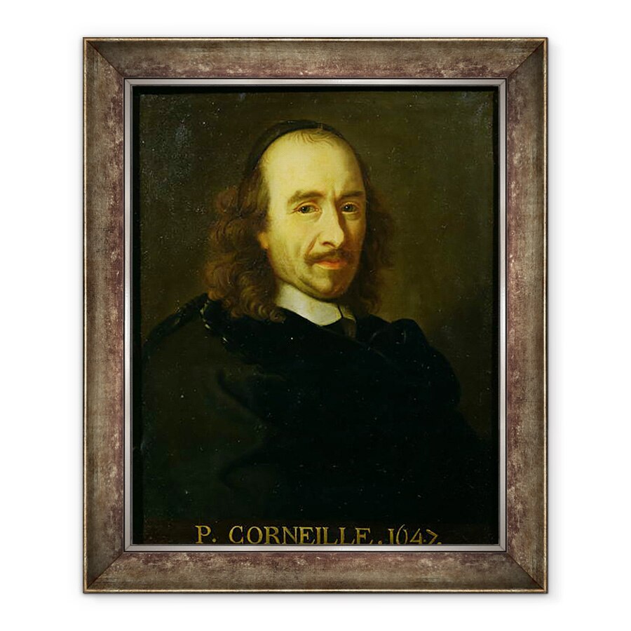 Tablou inramat - Charles Le Brun - Pierre de Corneille 1606-94 1647, 50 x 60 cm