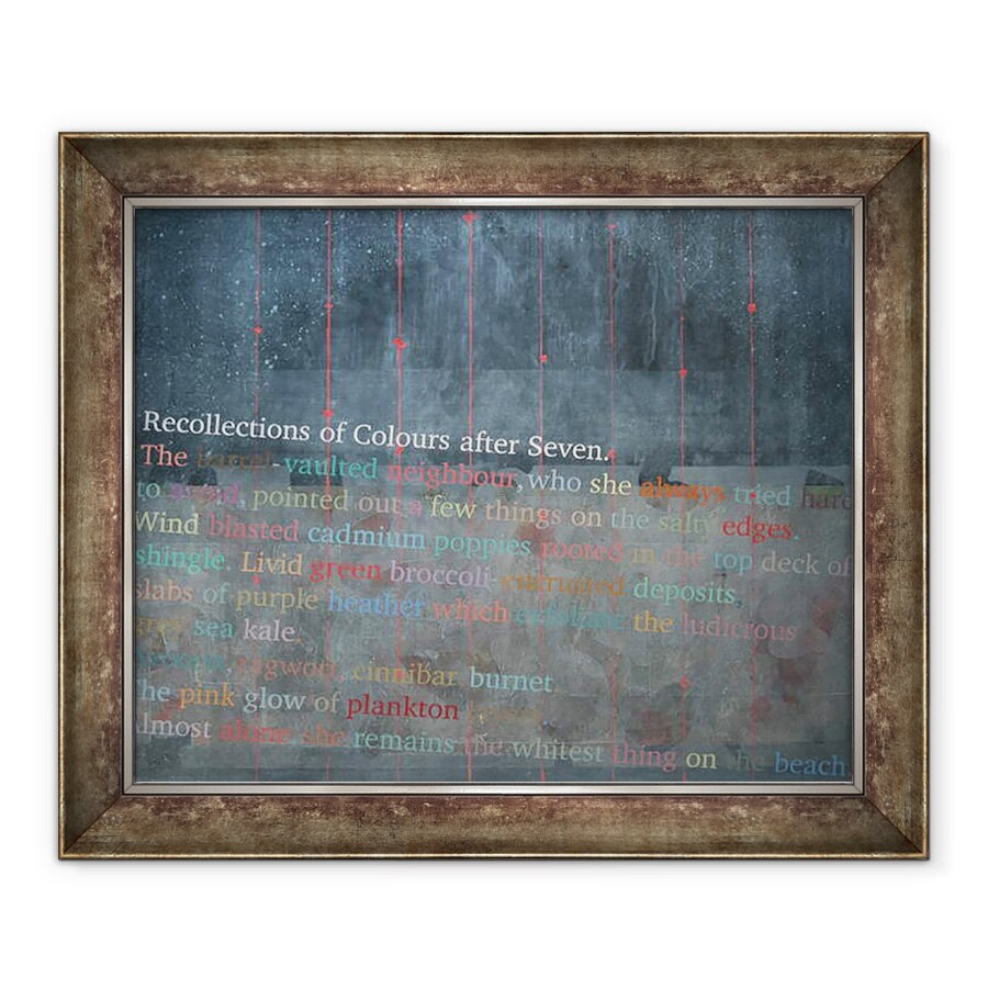 Tablou inramat - Charlie Millar - Amintiri de culori dupa sapte, 90 x 110 cm