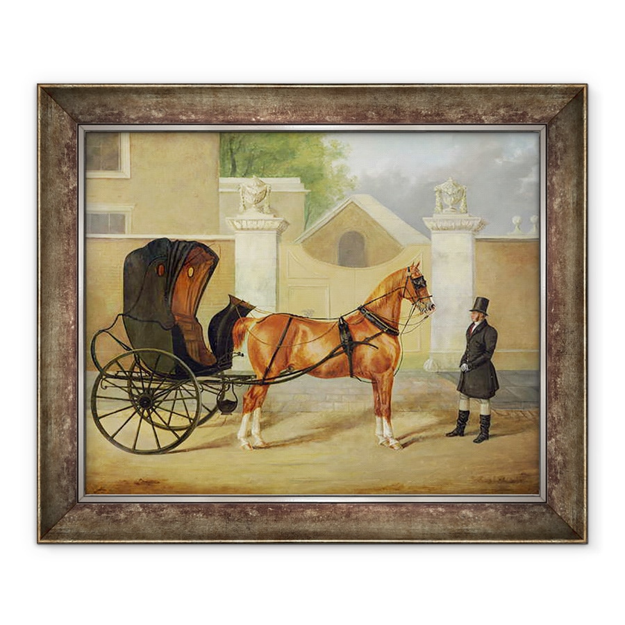 Tablou inramat - Charles Hancock - Carucioare pentru domni - Un Cabriolet, 90 x 110 cm