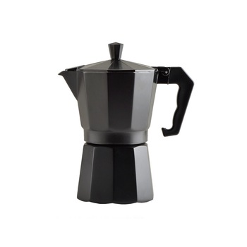 Cafetiera aluminiu 6 portii, 360ml, negru,Perfect Home Cafetiera aluminiu 6 portii, 360ml, negru,Perfect Home