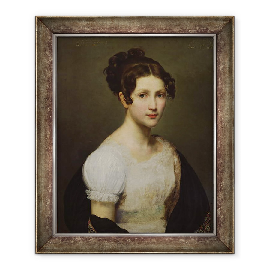 Tablou inramat - Charles-Philippe Lariviere - Portret De Eugénie-Pamela Larivière, 50 x 60 cm