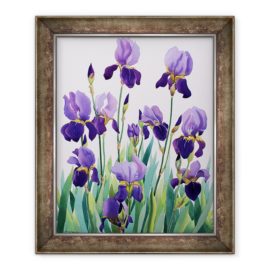 Tablou inramat - Christopher Ryland - Irisuri mov, 50 x 60 cm