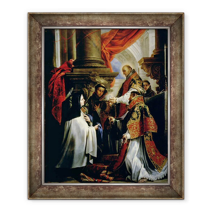 Tablou inramat - Claudio Coello - Comuniunea Sfintei Teresa de Avila 1515-82 c.1670, 50 x 60 cm