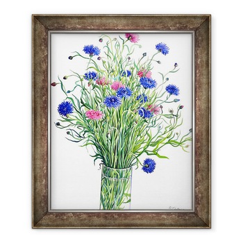 Tablou inramat - Christopher Ryland - Albastrea, 50 x 60 cm Tablou inramat - Christopher Ryland - Albastrea, 50 x 60 cm