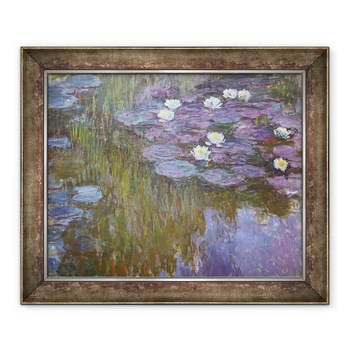 Tablou inramat - Claude Monet - Nuferi I, 50 x 60 cm Tablou inramat - Claude Monet - Nuferi I, 50 x 60 cm