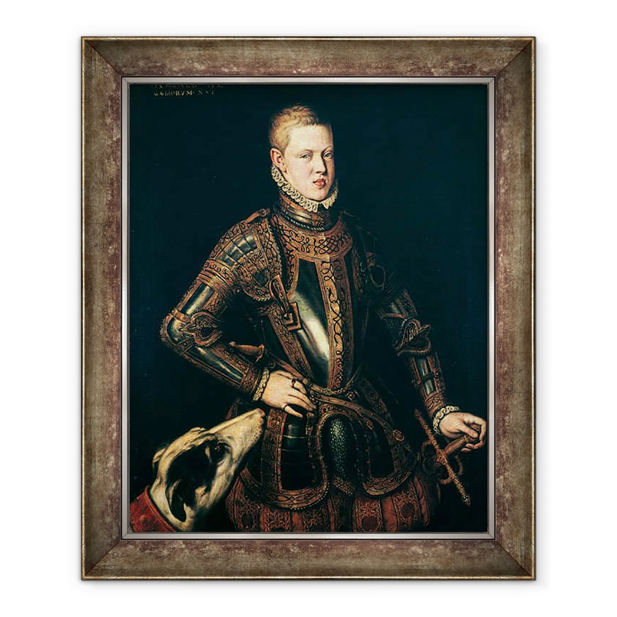 Tablou inramat - Cristóvão de Morais - Regele Sebastian 1554-78 al Portugaliei, 50 x 60 cm