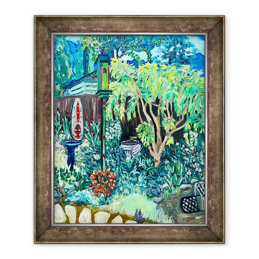 Tablou inramat - Deborah Eve Alastra - Vedere spre gradina, 2020, 50 x 60 cm