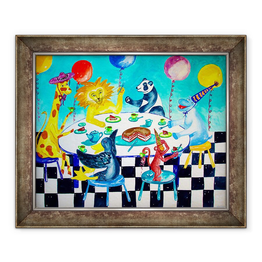 Tablou inramat - Deborah Eve Alastra - Ziua de nastere a animalelor, 1996, 50 x 60 cm