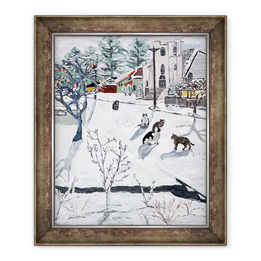 Tablou inramat - Deborah Eve Alastra - Iarna, 2018, 50 x 60 cm