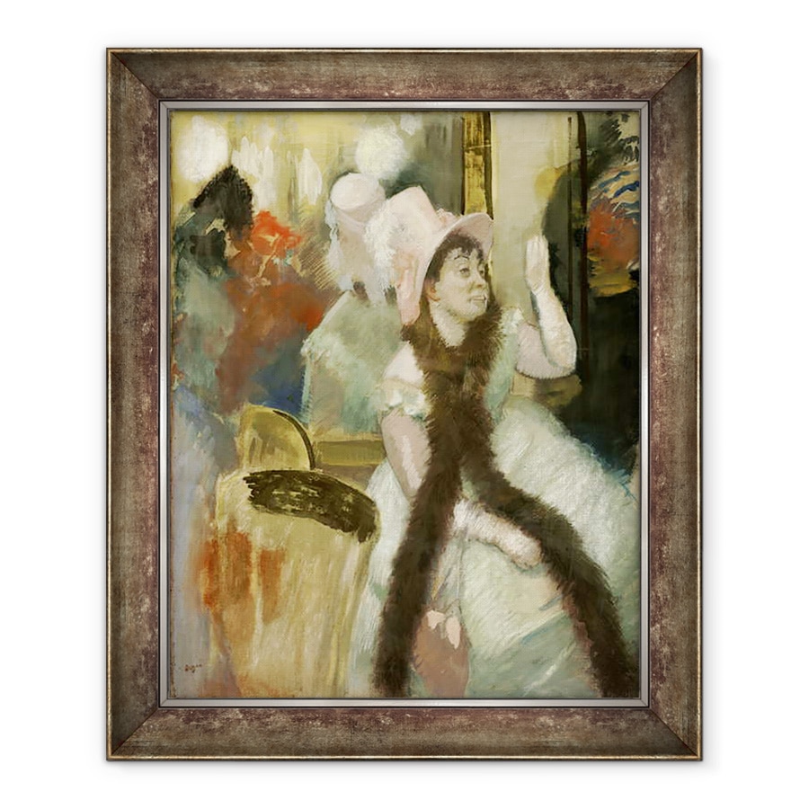 Tablou inramat - Edgar Degas - Portret dupa Balul Costumului Portretul Madame Dietz-Monnin, 50 x 60 cm