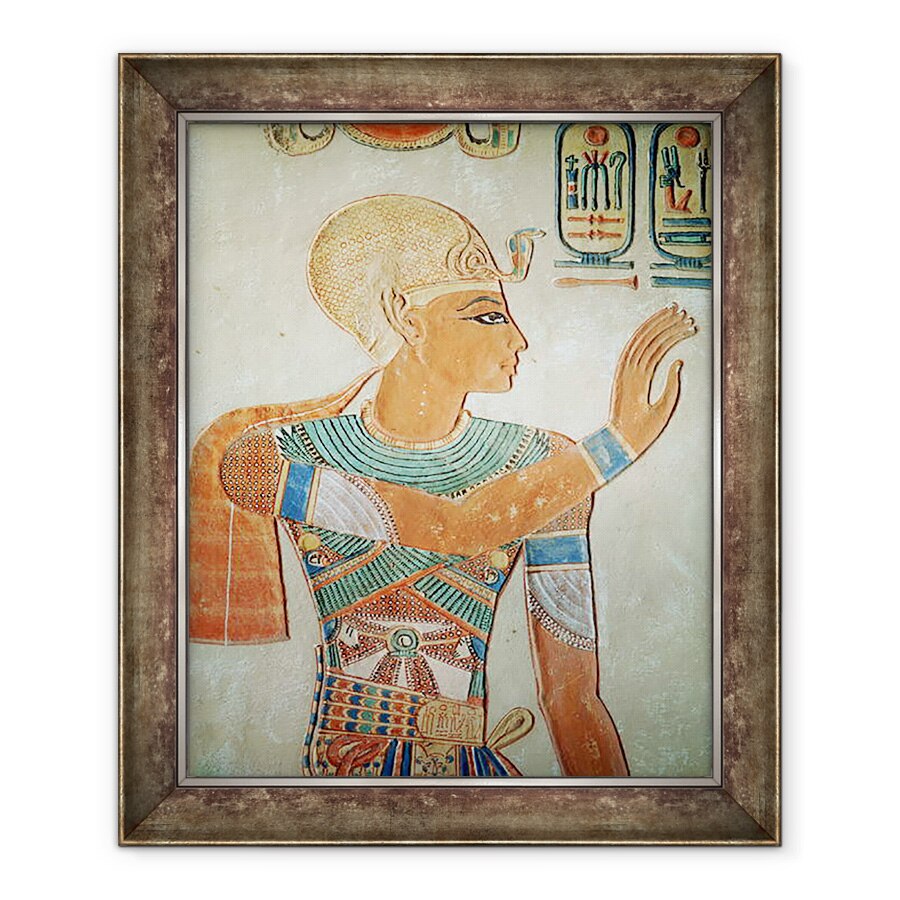 Tablou inramat - Egyptian 19th Dynasty - Portret De Ramses III c.1184-1153 i.Hr. din Mormantul lui Amen-Her-Khepsef, 70 x 85 cm