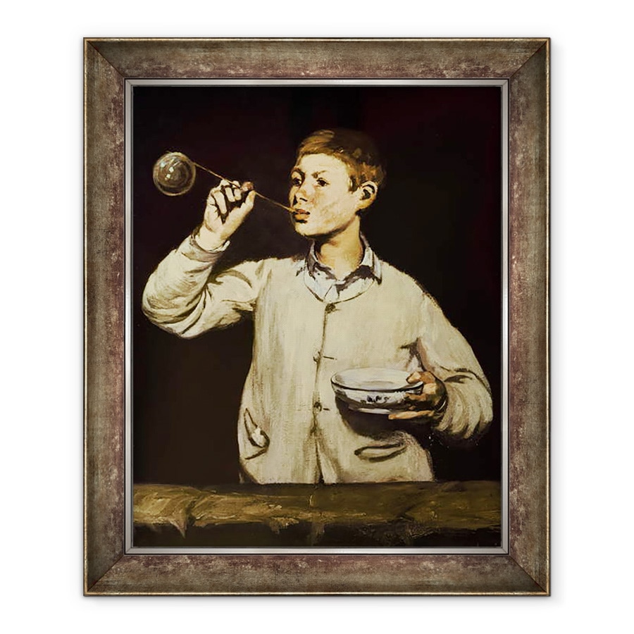 Tablou inramat - Edouard Manet - Boy suflare bule, 50 x 60 cm