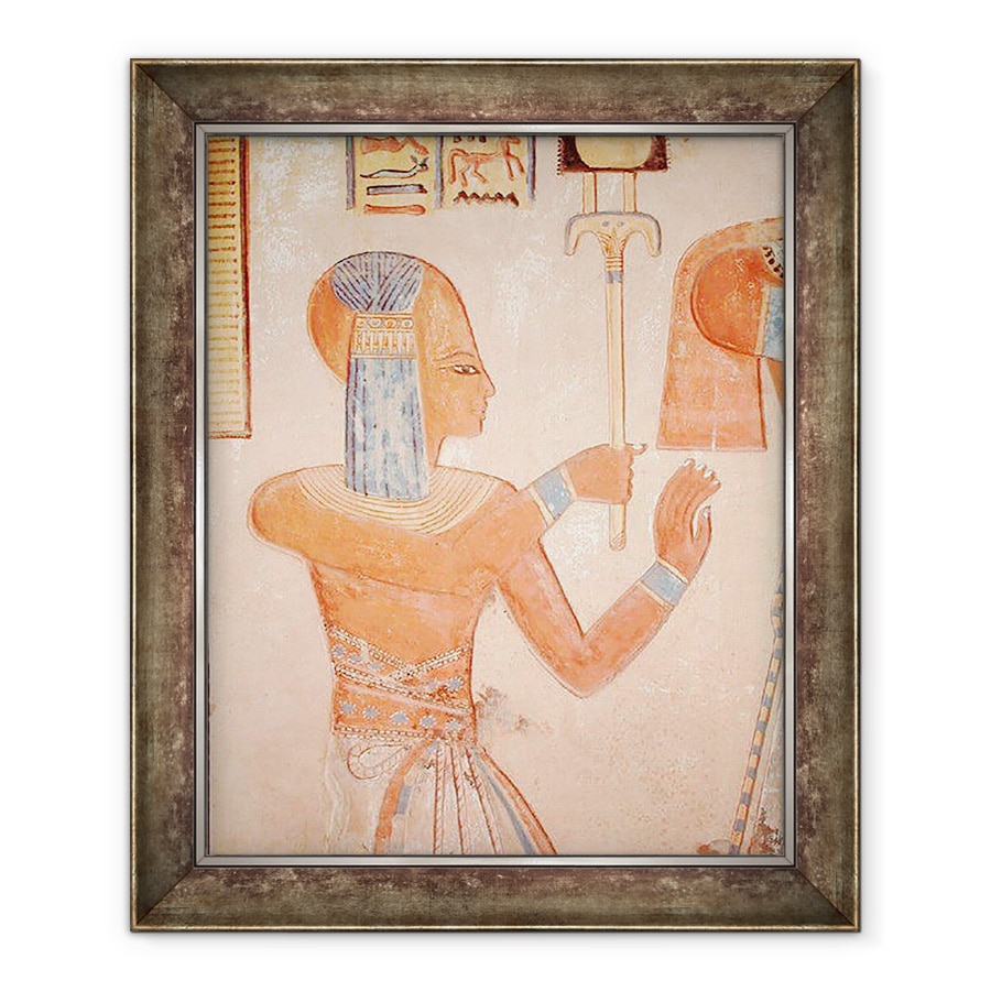 Tablou inramat - Egyptian 20th Dynasty - Portretul printului mort, din mormantul lui Amen-Her-Khepsef, 50 x 60 cm