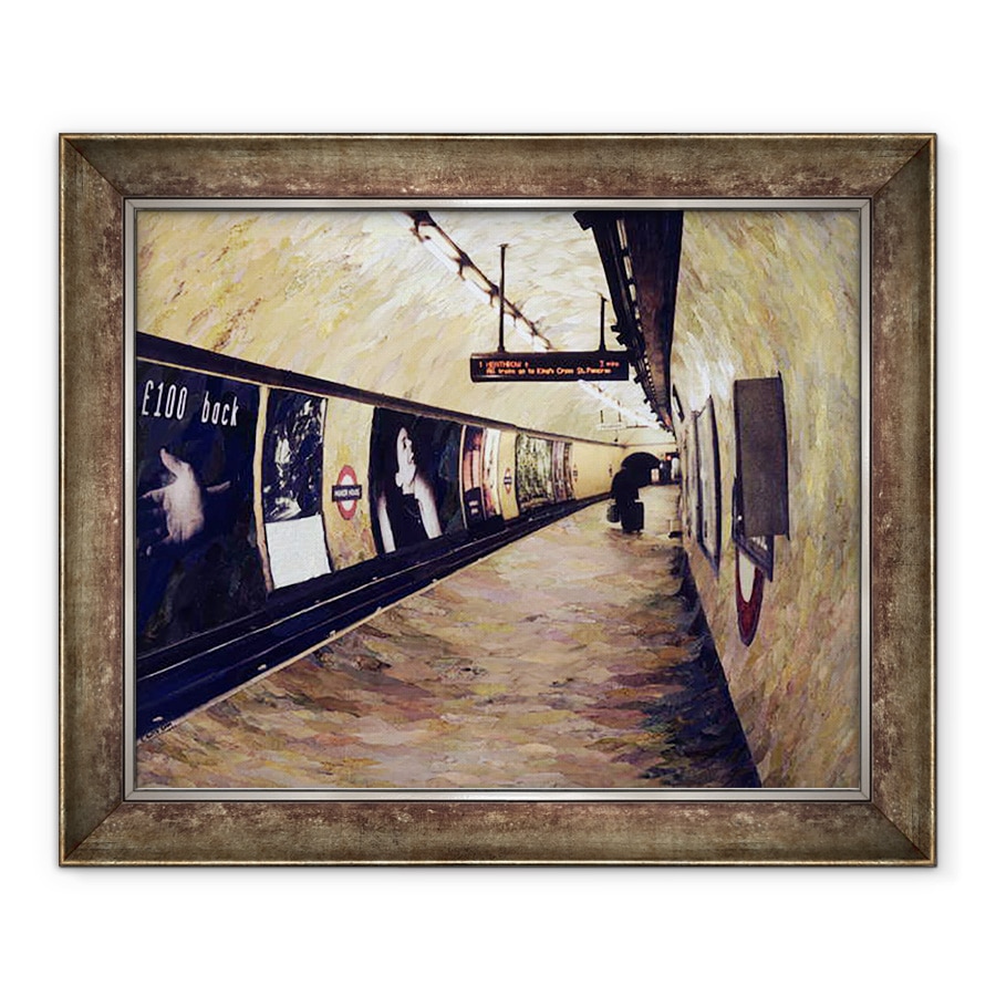 Tablou inramat - Ellen Golla - Toate Trenurile Merg la Kings Cross St Pancras, 70 x 85 cm