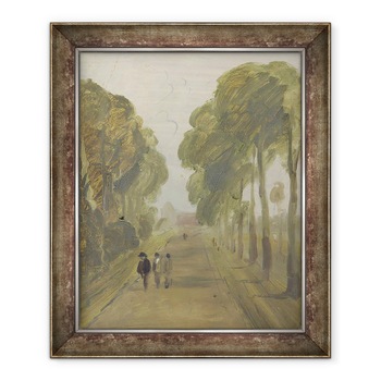 Tablou inramat - Scoala Engleza - Avenue of Trees with Cifre, atribuita anterior lui J.M.W. Turner 1775-1851 si, de asemenea, atribuit lui Peter de Wint 1784-1849, 50 x 60 cm Tablou inramat - Scoala Engleza - Avenue of Trees with Cifre, atribuita anterior lui J.M.W. Turner 1775-1851 si, de asemenea, atribuit lui Peter de Wint 1784-1849, 50 x 60 cm