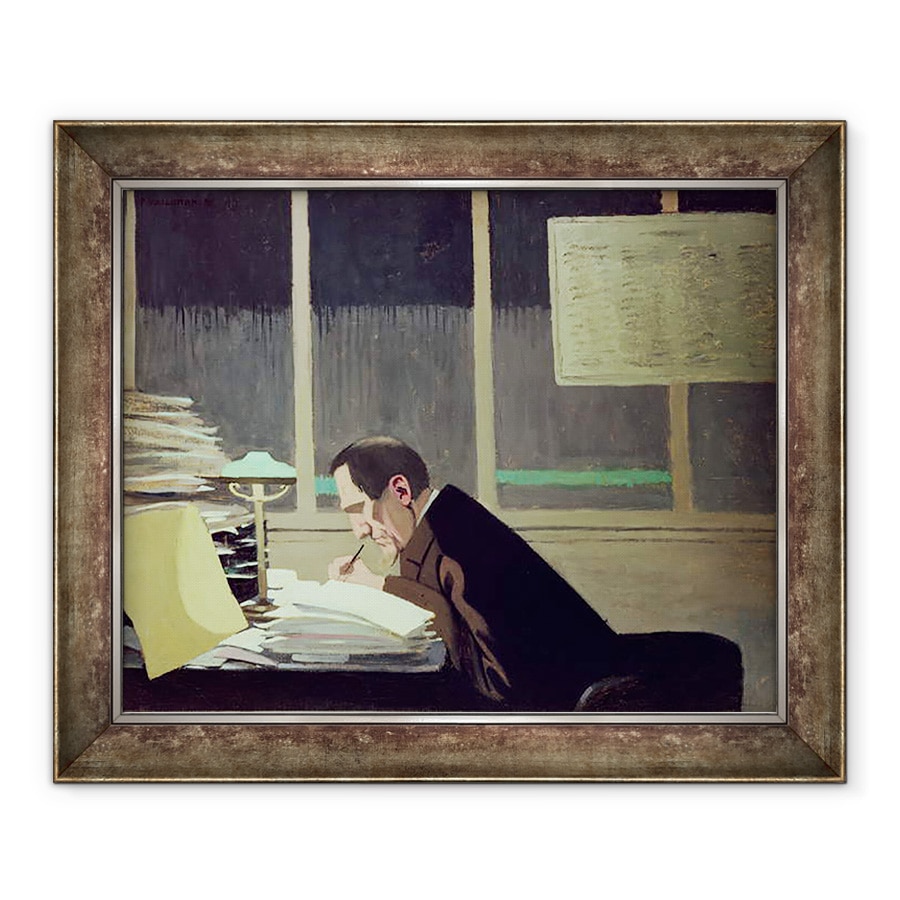 Tablou inramat - Felix Edouard Vallotton - Felix Feneon 1861-1944 la La Revue Blanche, 50 x 60 cm