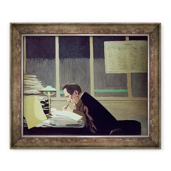 Tablou inramat - Felix Edouard Vallotton - Felix Feneon 1861-1944 la La Revue Blanche, 50 x 60 cm Tablou inramat - Felix Edouard Vallotton - Felix Feneon 1861-1944 la La Revue Blanche, 50 x 60 cm